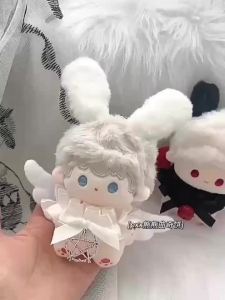 Love and Deepspace Xavier Zayne Rafayel ralayo Sylus Pretty Dress Clothes for 10cm Cotton Plush Toys Dress Up Clothing Devil headband bell cape Cute Casual Suit Girls Brithday Gift