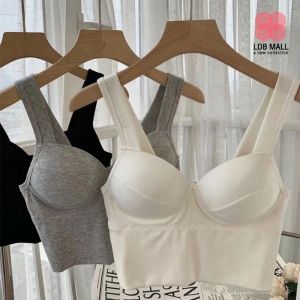 ชุดชั้นเสื้อครอบครัวในผู้หญิง กับผ้านิ่มและเสื้อในบราไร้โครง มีฟองน้ำในตัว รหัส L1019