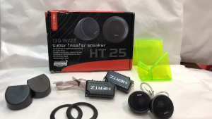 NEW COD HERTZ 2 PCS Speaker Pintu Mobil Bass Mini Dome Audio Tweeter Loudspeaker HiFi 120W HT25