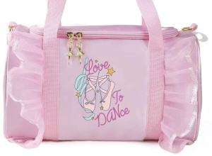 กระเป๋าเดินทางแบบสะพายไหล่เดียวสำหรับเด็ก กระเป๋าเต้นบัลเลต์ กระเป๋าถือผ้าลูกไม้ กระเป๋าเต้นบัลเลต์สำหรับเด็ก กระเป๋าเจ้าหญิง