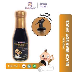 Q Baby Market Organic Black Bean Soy Sauce (Gluten Free & Sugar Free)