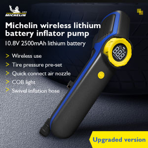 Michelin M2208 Car Wireless Tire Inflator Digital Air Pump Air Compressor Pressure Gauge Tire Pressure Preset With COB Light 2208 Motor Propeller Rmc2208 - Lazada
