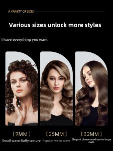 AHKISS | Negative Ions Long-lasting Curling Iron 32mm