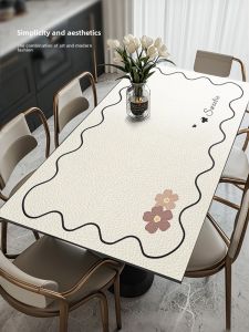 LUOYOUTE | Luxurious Leather Tablecloth Waterproof Oil-Resistant Heat-Resistant