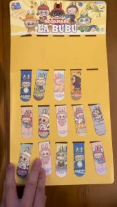 Paket Usaha Pembatas Buku Magnet Labubu Bookmark (20 pis)