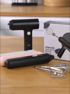 Hand Mixer Tangan Eletrik Portable Pengocok Wireless Telur Dan Adonan Kue Pembuih Susu
