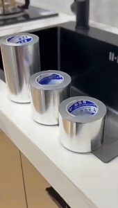 Glass Fiber Cloth Aluminum Foil Tape Industrial Grade Heavy-Duty Waterproof Strong Flexible No Residue