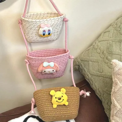 (HOME+) Three Layer Hanging Basket Cosmetics Storage Basket Home Wall Mounted Storage Basket