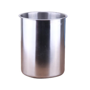 Large Capacity Stainless Steel Cup with Lid Straight Cylinder Cup 1000ml Water Bucket Ice Bucket Minimalist Style Metal Drinkware