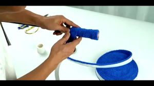 [M11] กริปพันด้าม ไม้แบด (ขนยาว) Microfiber 5 มม. ผ้านุ่มจับกระชับมือ ซับเหงื่อ มีของพร้อมส่งจากไทย