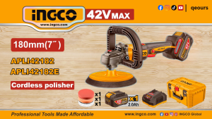 INGCO 42V CORDLESS POLISHER | BRUSHLESS MOTOR | APLI42182