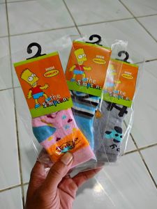 kaus kaki baby bergambar kartun lucu murah per 3 pcs bahan spandex