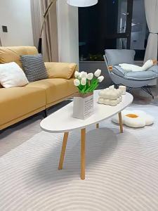 Modern Chinese Style Compact Living Room Tea Table