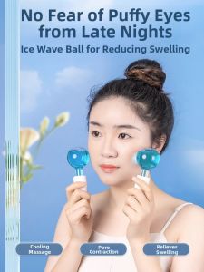 Beauty Ball Cold Therapy Massage Eye Facial Skin Care Tool Professional Salon Use Ice Wave Hammer Mini Ice Ball Tofucam BBMRQ76