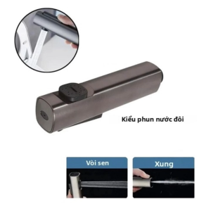 Đầu Xịt Vệ Sinh Cầm Tay 2 Nguồn Phun 2 Hướng Ren Nối Ống 22mm Thích Hợp Cho Vệ Sinh Cá Nhân Và Nhiều Mục Đích Khác