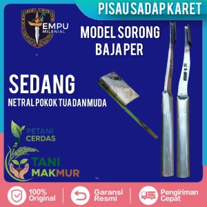pisau sadap karet sorong baja per