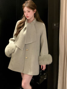 CHOUXIE | Unique Stylish Rich Lady Wool Coat