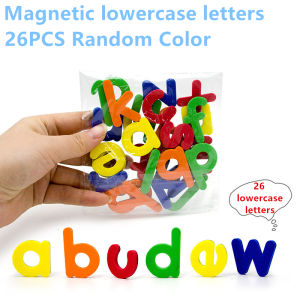Magnetic Letters Alphabet ABC Numbers 123 Fridge Magnets Plastic Educational Preschool Learning Toy Set Uppercase Lowercase Math