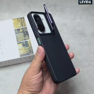 Softcase Standing Ring Kamera Black Case Poco C71