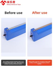 Automatic Heat Sealing Machine Teflon Tape Vacuum Machine High Temperature Resistant Seal Strip Iron Fluorine Dragon Commercial Small Size