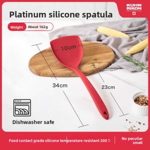 Kuhn Rikon | Platinum Silicone Non-Stick Pan Cooking Spatula