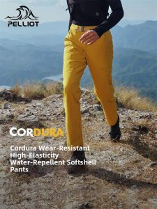 PELLIOT | Womens New CORDURA Windproof Durable Softshell Pants