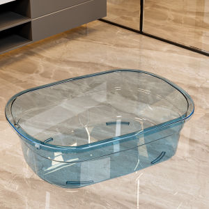 Bồn Giặt Bằng Nhựa Dày Tích Hợp Bàn Gạt Nhà Bếp Bồn Rửa Mặt Hình Chữ Nhật Cho Trẻ Sơ Sinh Bồn Rửa Lớn Gia Dụng