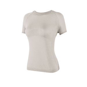 Áo Tập Yoga Nữ Tay Ngắn Nhanh Khô Thoáng Khí Bằng Lông Cừu Cao Cấp Dành Cho Thể Dục Pilates Chạy Bộ Tập Luyện