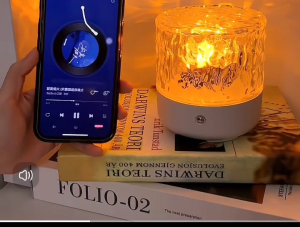 Water ripple USB atmosphere decoration 16 color crystal light LED night light