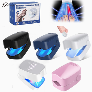 Nail Fungus Treatment LED Laser Device for Cleaning Onychomycosis USB Charge 905nm Infrared Light 470nm Blue Light Nail Salon
