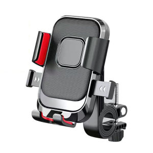 360 Rotatable Motorcycle Phone Mount Navigation Bracket Clip for Bicycle & Scooter Cycling Universal Motorbike Phone Holder