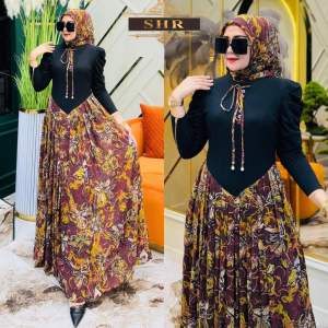 READY GAMIS SET HIJAB SHR//GAMIS SET HIJAB MAWAR//BISA COD