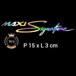 Stiker Cutting Maxi Signature Aerox Lexi Nmax Xmax Yamaha