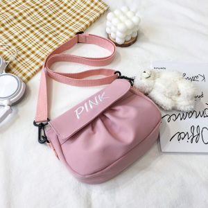 กระเป๋าผ้าใบ Canvas Crossbody Bag สำหรับผู้หญิง สไตล์เกาหลี แฟชั่นฤดูร้อน วัสดุอื่นๆ กระเป๋าสะพายไหล่ข้างเดียวขนาดเล็ก กระเป๋าแฟชั่น