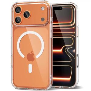 Ốp Lưng Trong Suốt Cho Magsafe iPhone 17 Pro Max 16 Plus 15 14 13 Mini 12 11 X XS XR SE - Phụ Kiện Ốp Điện Thoại Chống Sốc Từ Tính Hai Lớp