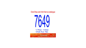 Hướng dẫn sử dụng keo SF 7649 loại 1.75 oz