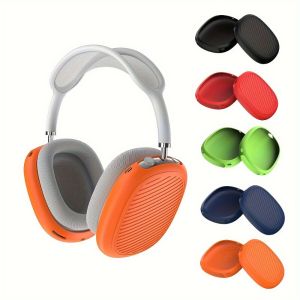 1 Pair Headphone Case For Apple For Airpods Max Non-Slip Non-Scratch Soft Silicone Headphone Case - Easy To Clean