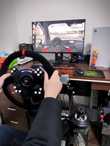 Elife ขาตั้งจอยพวงมาลัย ขาตั้งแข่งรถ พวงมาลัยเกมมิ่ง ขับมันส์ ขาตั้งแข็งแรง พับเก็บได้ พร้อมส่ง สำหรับเล่นเกม แบบนั่ง