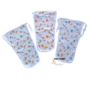 Popok bayi/ popok kain selancar/ popok kain tali untuk bayi baru lahir 0-6 bulan per 6 pcs