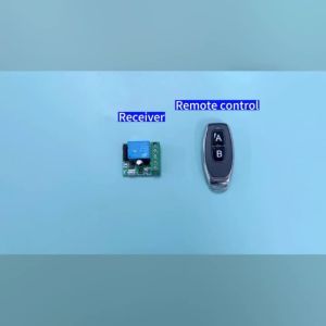 433Mhz Wireless Light Switch Module DC 12V 1CH 10A Relay Receiver ON OFF Remote Control Transmitter For Gagate Door Lock DIY