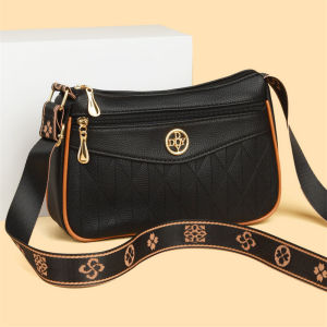 Fashionable Large Capacity Womens Crossbody Bag Soft Leather Real Suede Single Shoulder Bag Universal Stylish New Style