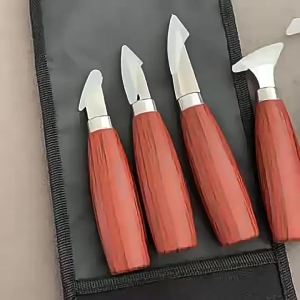 Wood Carving Knife Chisel Hook Knife Carving Tools Ergonomic Woodworking Spoon Durable Crooked Beginners Sculptural Professional