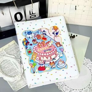 SEVENTEEN Leather Photo Album Instant Print A5 Loose Leaf Four Grid Storage Card Holder Star Collection Storage Book