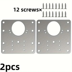 2/4/10pcs precision perforated hinge repair pieces fixed door panel suitable for storage cabinets and hardware accessories kit
