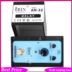 IRIN | IRIN Đàn Guitar Điện Overdrive Effect Pedal Màu Xanh Kỹ Thuật Số Analog Effector Unit Với Núm Và Nút Điều Khiển Phụ Kiện Guitar