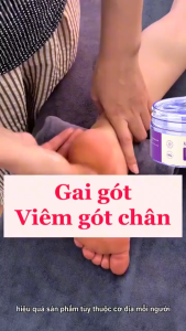 Kreain Kem làm dịu khớp gót chân làm giảm cơn đau do viêm cân gan chân và viêm gân Achilles giảm đau khi tiếp đất khi đi