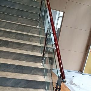(Support customization you provide pictures I produce the goods package you are satisfied) support COD stair handrails 304 stainless steel brushed columns attic guardrails bay window railings stairs