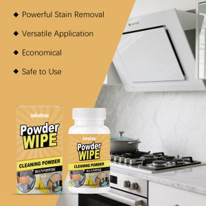 Jakehoe Oil & Grease Stain Remover Powder Cleaner -Home Heavy Oil Cleaning Powder Stain Removal Powder -Multi-Purpose 100g