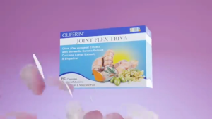 Oliferin Joint Flex Triva (60 capsules) Olive Extract | Boswellia | Turmeric Curcumin | BioPerine
