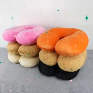 หมอนรองคอ หลากกลายสีสวย หมอนรองคอขนาดใหญ่ Travel Neck U Shape หมอนรองคอมาตรฐาน Neck pillow
